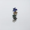 Colorful rhinestone flower hairpins for shiny decoration, suitable for both girls and adults details Picture